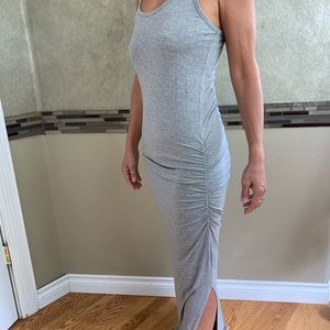Soft gray maxi tank dress size M